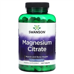 Swanson, Magnesium Citrate, 240 Tablets