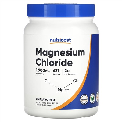 Nutricost, Magnesium Chloride, Unflavored, 32 oz (907 g)