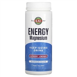 KAL, Energy Magnesium, Keep-Going Drink, Raspberry Lemonade, 14.3 oz (405 g)