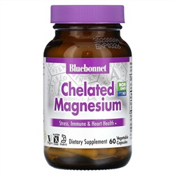 Bluebonnet Nutrition, Chelated Magnesium, 60 Vegetable Capsules