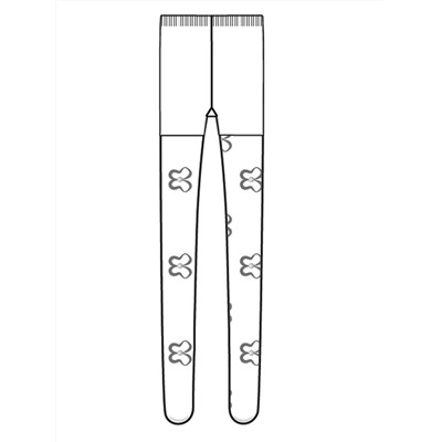 Колготки трикотажные эластичные для девочек