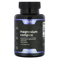 Snap Supplements, Magnesium Complex, 60 Capsules