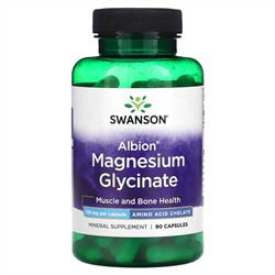 Swanson, Albion, Magnesium Glycinate, 133 mg, 90 Capsules