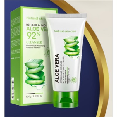 Пенка для умывания Aloe Vera Bioaqua, 100гр.