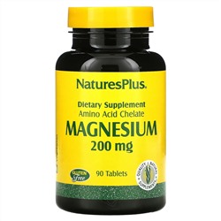 NaturesPlus, Magnesium, 200 mg, 90 Tablets