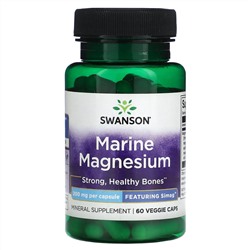 Swanson, Marine Magnesium, 200 mg, 60 Veggie Caps