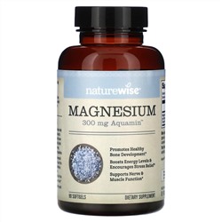 NatureWise, Magnesium, 300 mg, 90 Softgels (100 mg per Softgel)