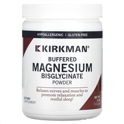 Kirkman Labs, Buffered Magnesium Bisglycinate Powder, 4 oz (113 gm)