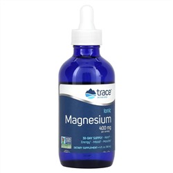 Trace Minerals ®, Ionic Magnesium, 400 mg, 4 fl oz ( 118 ml)