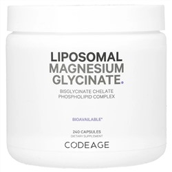 Codeage, Liposomal Magnesium Glycinate, 240 Capsules