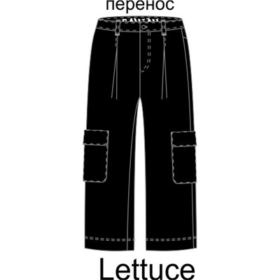 Брюки детские для девочек Lettuce