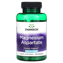 Swanson, Magnesium Aspartate, 685 mg, 90 Capsules